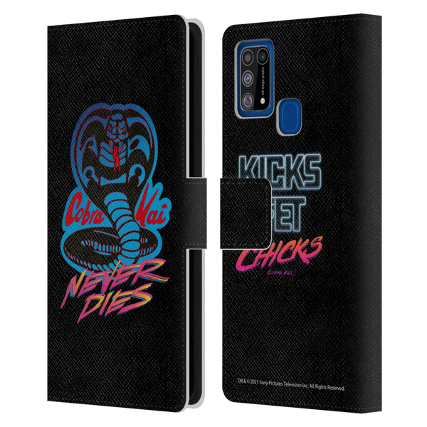 Cobra Kai Key Art Never Dies Logo Leather Book Wallet Case Cover For Samsung Galaxy M31 (2020)