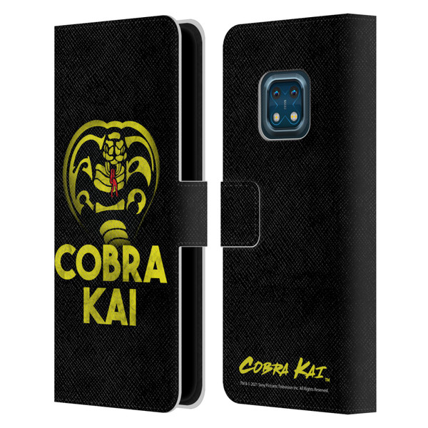 Cobra Kai Season 4 Key Art Team Cobra Kai Leather Book Wallet Case Cover For Nokia XR20