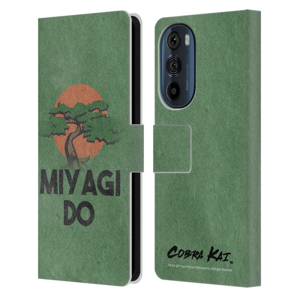 Cobra Kai Season 4 Key Art Team Miyagi Do Leather Book Wallet Case Cover For Motorola Edge 30