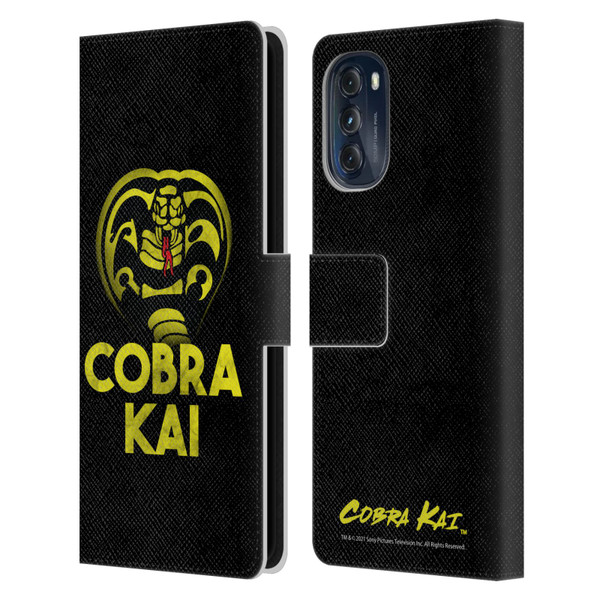 Cobra Kai Season 4 Key Art Team Cobra Kai Leather Book Wallet Case Cover For Motorola Moto G (2022)