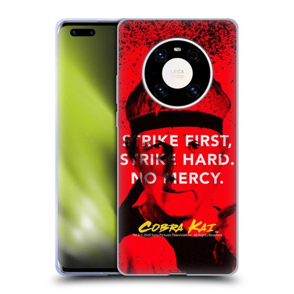 Cobra Kai Composed Art John Lawrence Strike Soft Gel Case for Huawei Mate 40 Pro 5G