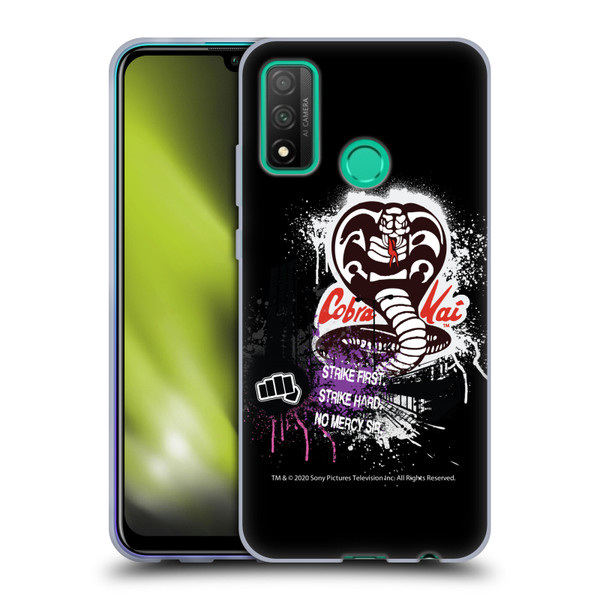 Cobra Kai Composed Art No Mercy Logo Soft Gel Case for Huawei P Smart (2020)