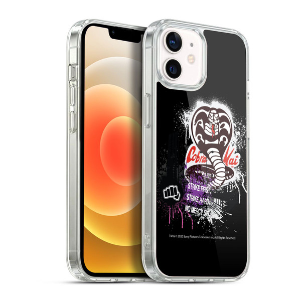 Cobra Kai Composed Art No Mercy Logo Soft Gel Case for Apple iPhone 12 / iPhone 12 Pro & MagSafe