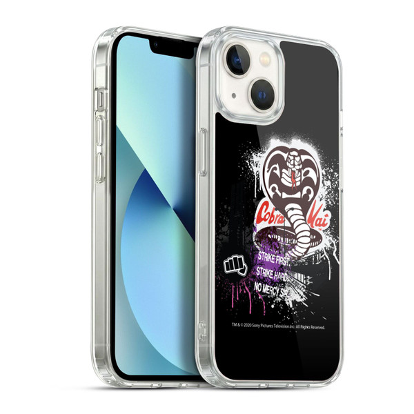 Cobra Kai Composed Art No Mercy Logo Soft Gel Case for Apple iPhone 13