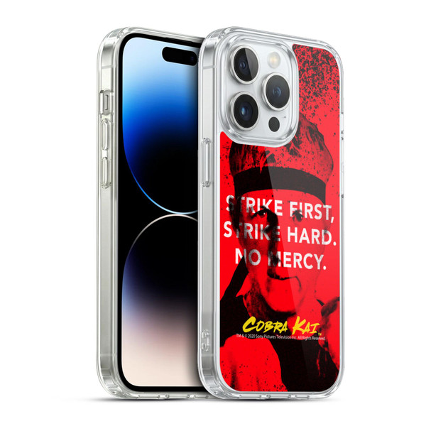 Cobra Kai Composed Art John Lawrence Strike Soft Gel Case for Apple iPhone 13 Pro & MagSafe