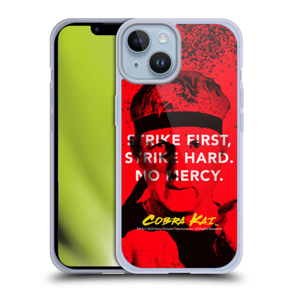 Cobra Kai Composed Art John Lawrence Strike Soft Gel Case for Apple iPhone 14