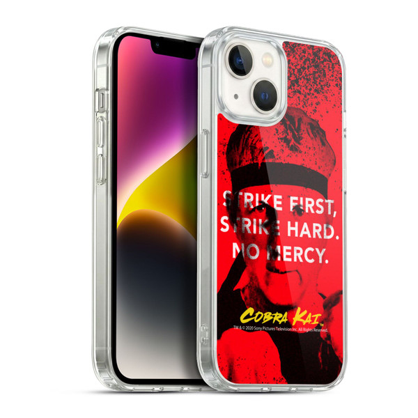 Cobra Kai Composed Art John Lawrence Strike Soft Gel Case for Apple iPhone 14