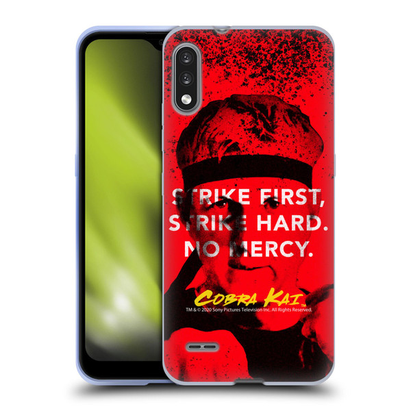 Cobra Kai Composed Art John Lawrence Strike Soft Gel Case for LG K22