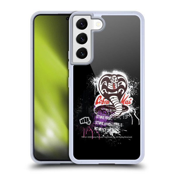 Cobra Kai Composed Art No Mercy Logo Soft Gel Case for Samsung Galaxy S22 5G