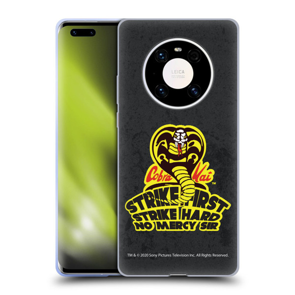 Cobra Kai Graphics 2 Strike Hard Logo Soft Gel Case for Huawei Mate 40 Pro 5G