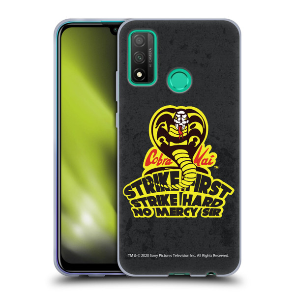Cobra Kai Graphics 2 Strike Hard Logo Soft Gel Case for Huawei P Smart (2020)