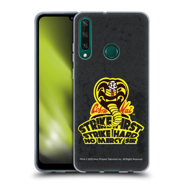 Cobra Kai Graphics 2 Strike Hard Logo Soft Gel Case for Huawei Y6p