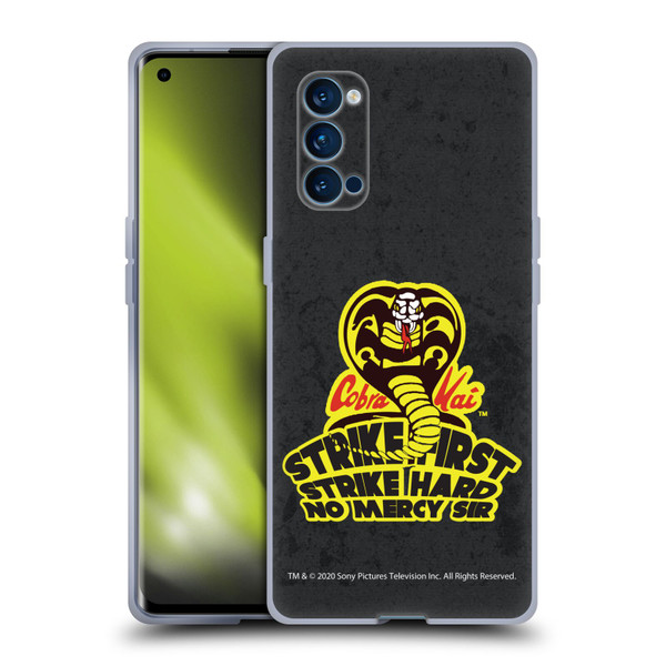 Cobra Kai Graphics 2 Strike Hard Logo Soft Gel Case for OPPO Reno 4 Pro 5G