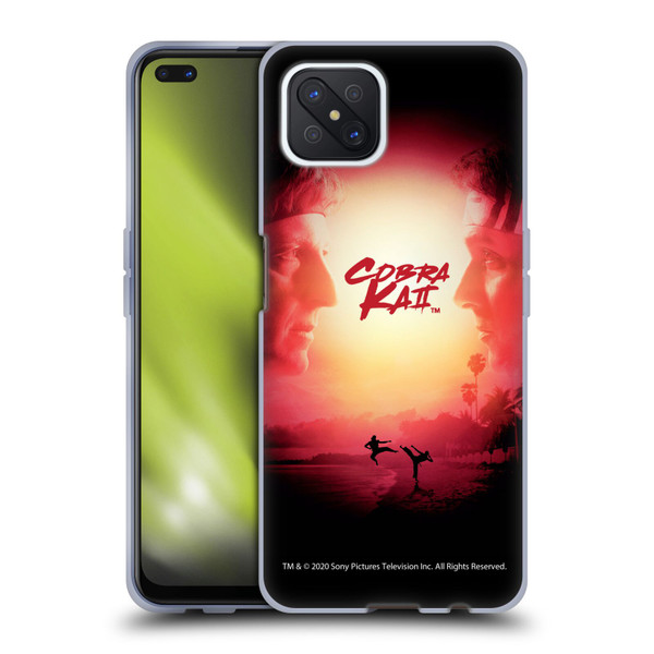 Cobra Kai Graphics 2 Season 2 Poster Soft Gel Case for OPPO Reno4 Z 5G