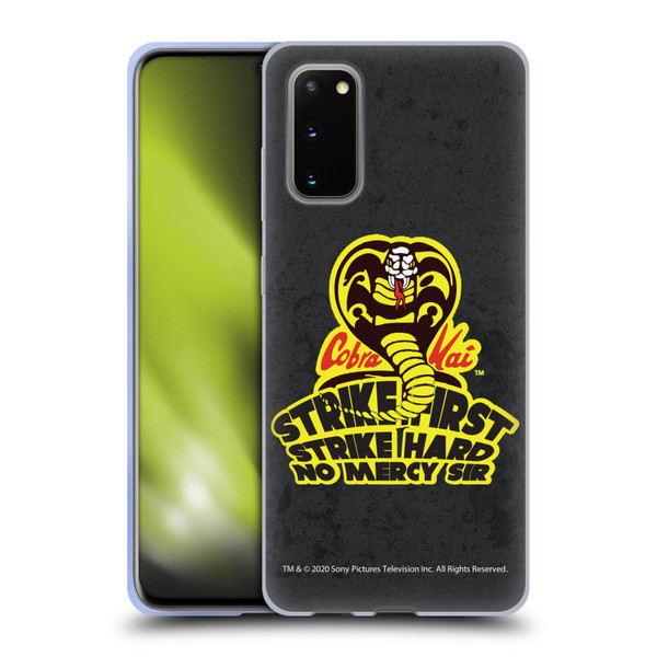 Cobra Kai Graphics 2 Strike Hard Logo Soft Gel Case for Samsung Galaxy S20 / S20 5G