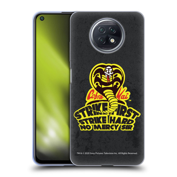 Cobra Kai Graphics 2 Strike Hard Logo Soft Gel Case for Xiaomi Redmi Note 9T 5G