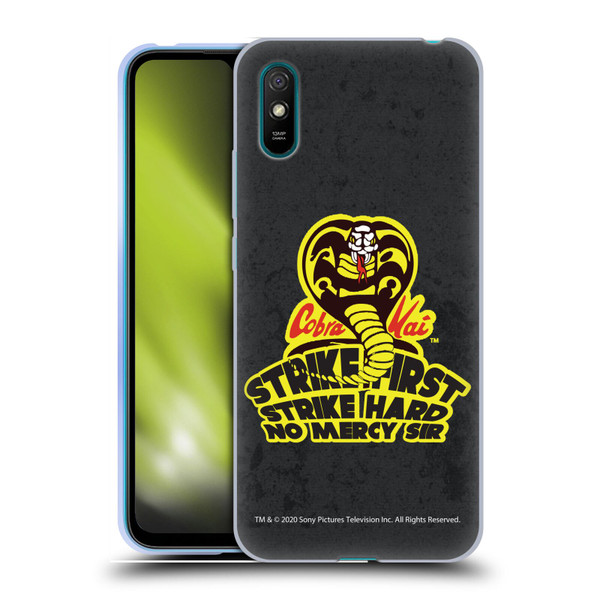 Cobra Kai Graphics 2 Strike Hard Logo Soft Gel Case for Xiaomi Redmi 9A / Redmi 9AT