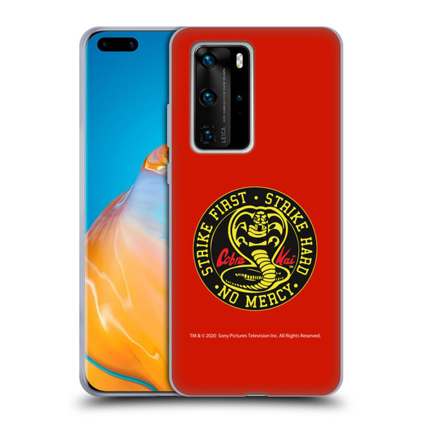 Cobra Kai Graphics Strike Logo Soft Gel Case for Huawei P40 Pro / P40 Pro Plus 5G