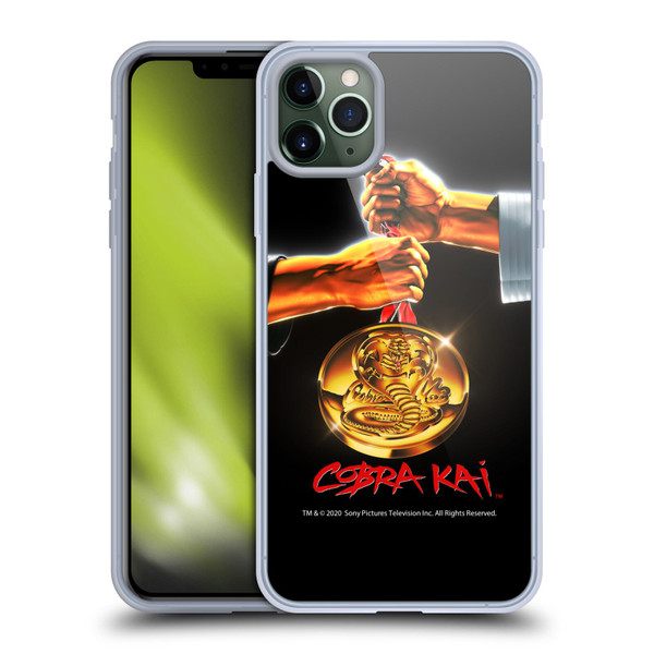 Cobra Kai Graphics Gold Medal Soft Gel Case for Apple iPhone 11 Pro Max & MagSafe