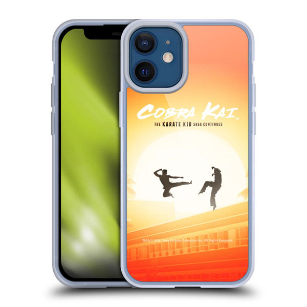 Cobra Kai Graphics Karate Kid Saga Soft Gel Case for Apple iPhone 12 Mini & MagSafe