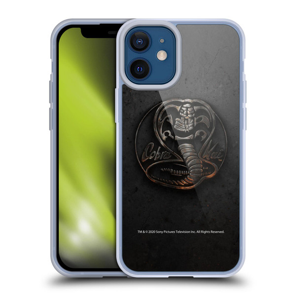 Cobra Kai Graphics Metal Logo Soft Gel Case for Apple iPhone 12 Mini & MagSafe