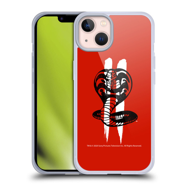 Cobra Kai Graphics Season 2 Logo Soft Gel Case for Apple iPhone 13