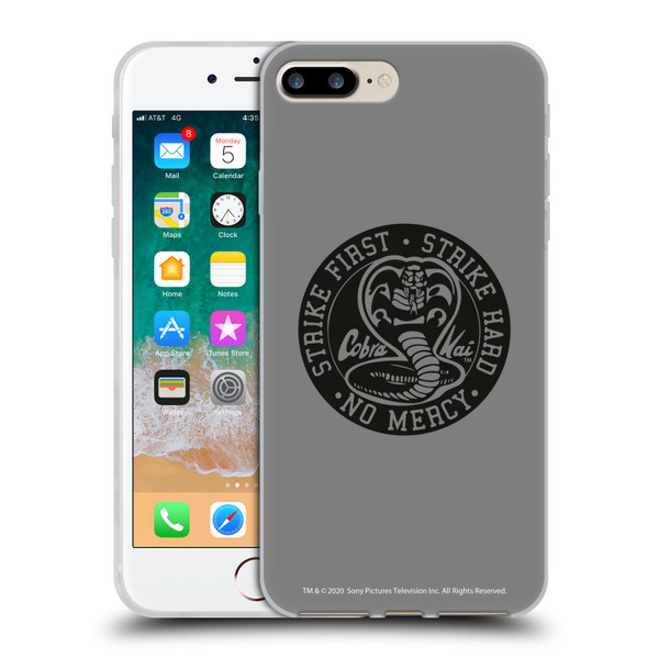 Cobra Kai Graphics Strike Logo 2 Soft Gel Case for Apple iPhone 7 Plus / iPhone 8 Plus