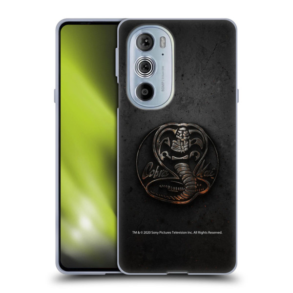 Cobra Kai Graphics Metal Logo Soft Gel Case for Motorola Edge X30