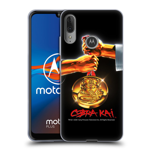 Cobra Kai Graphics Gold Medal Soft Gel Case for Motorola Moto E6 Plus