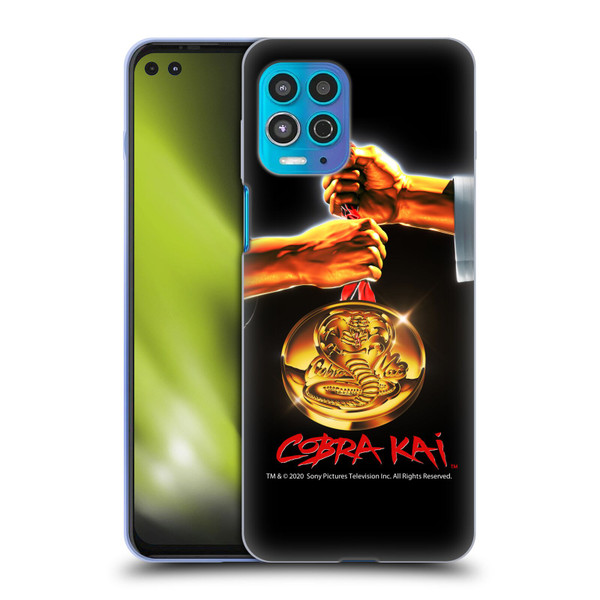 Cobra Kai Graphics Gold Medal Soft Gel Case for Motorola Moto G100