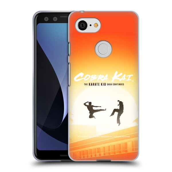 Cobra Kai Graphics Karate Kid Saga Soft Gel Case for Google Pixel 3
