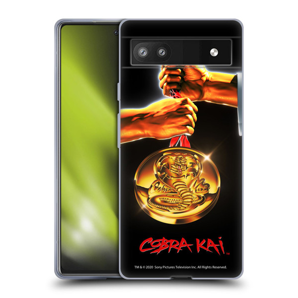 Cobra Kai Graphics Gold Medal Soft Gel Case for Google Pixel 6a