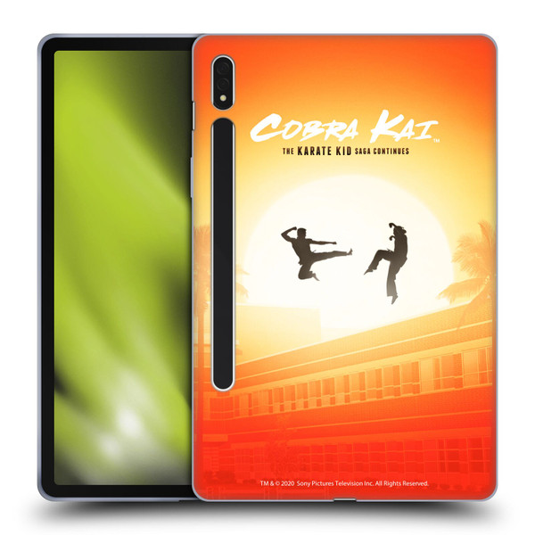 Cobra Kai Graphics Karate Kid Saga Soft Gel Case for Samsung Galaxy Tab S8