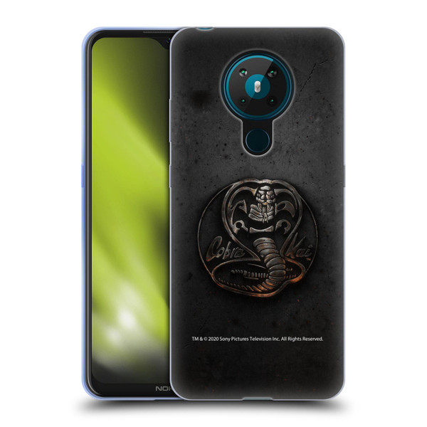 Cobra Kai Graphics Metal Logo Soft Gel Case for Nokia 5.3