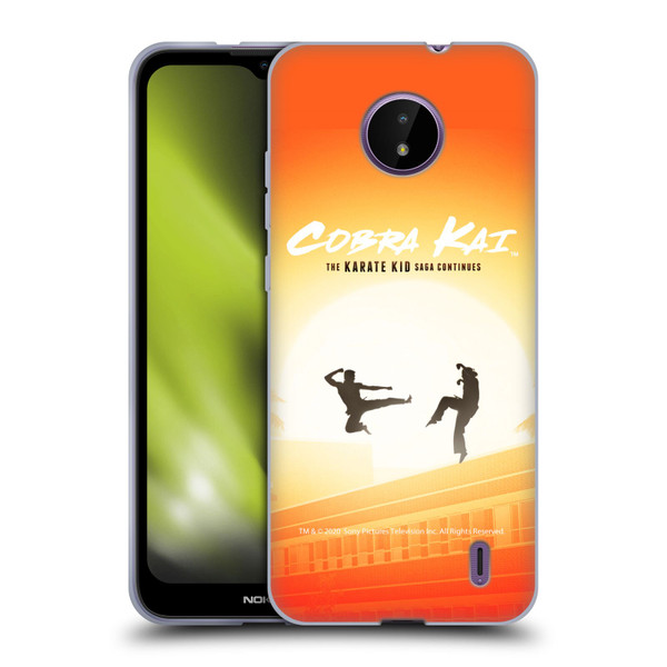 Cobra Kai Graphics Karate Kid Saga Soft Gel Case for Nokia C10 / C20