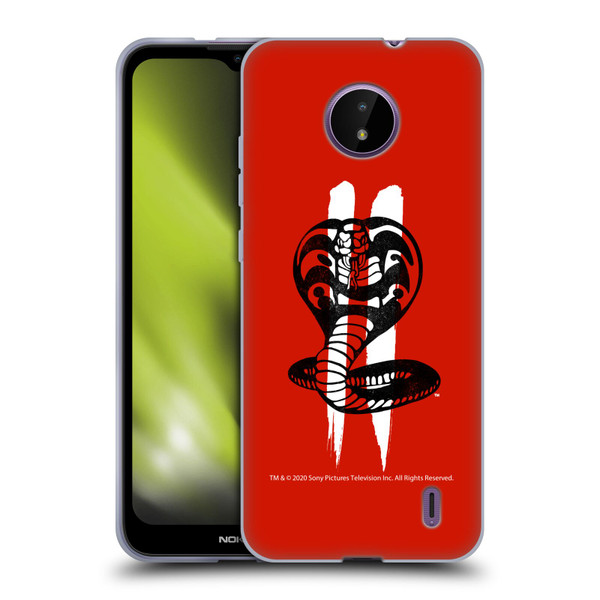 Cobra Kai Graphics Season 2 Logo Soft Gel Case for Nokia C10 / C20