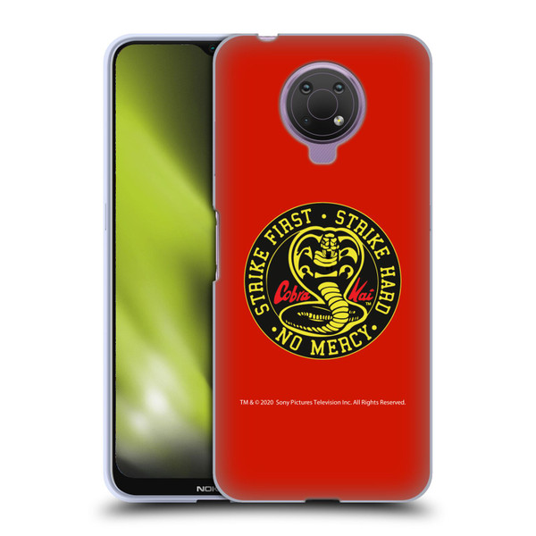 Cobra Kai Graphics Strike Logo Soft Gel Case for Nokia G10