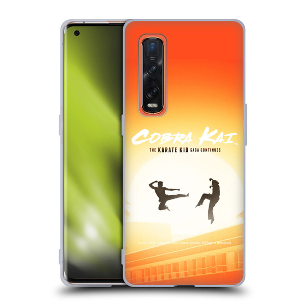 Cobra Kai Graphics Karate Kid Saga Soft Gel Case for OPPO Find X2 Pro 5G