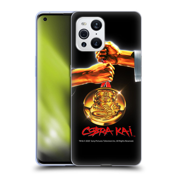 Cobra Kai Graphics Gold Medal Soft Gel Case for OPPO Find X3 / Pro