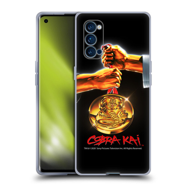 Cobra Kai Graphics Gold Medal Soft Gel Case for OPPO Reno 4 Pro 5G