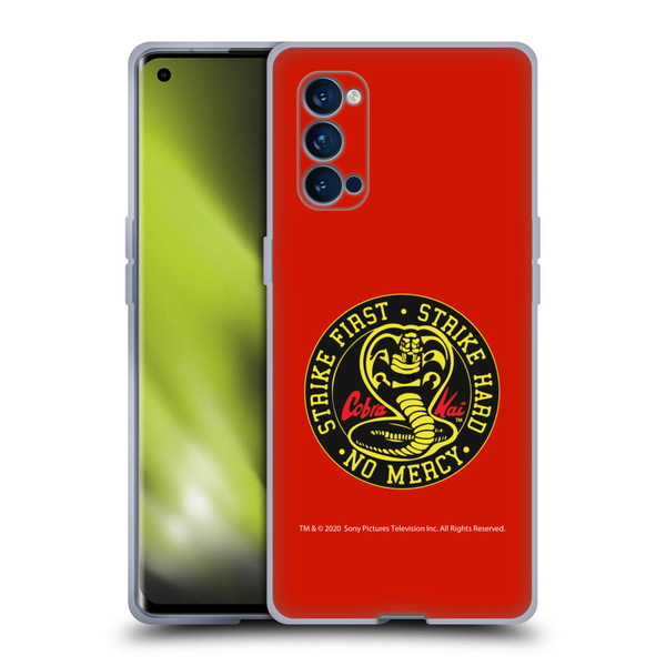 Cobra Kai Graphics Strike Logo Soft Gel Case for OPPO Reno 4 Pro 5G