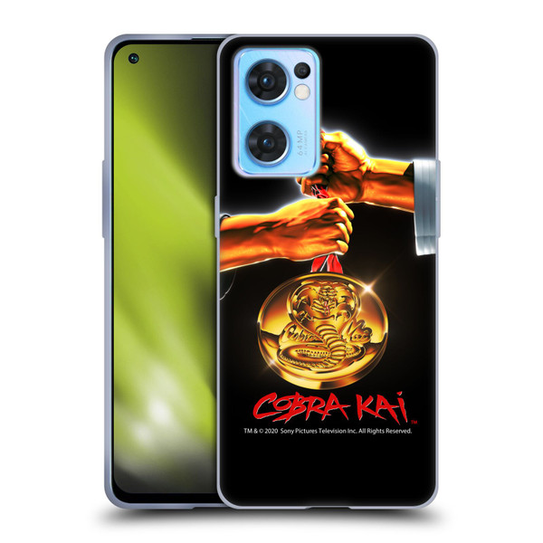 Cobra Kai Graphics Gold Medal Soft Gel Case for OPPO Reno7 5G / Find X5 Lite