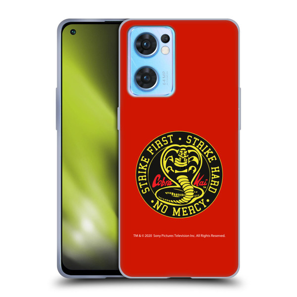 Cobra Kai Graphics Strike Logo Soft Gel Case for OPPO Reno7 5G / Find X5 Lite