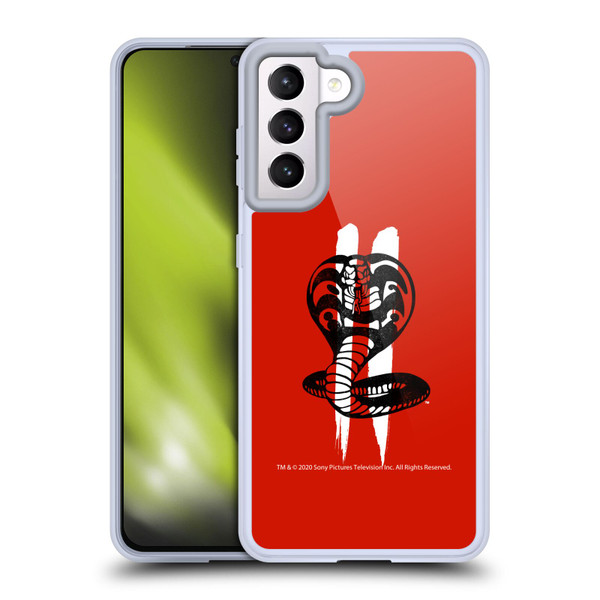 Cobra Kai Graphics Season 2 Logo Soft Gel Case for Samsung Galaxy S21 5G