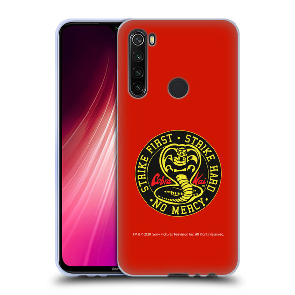 Cobra Kai Graphics Strike Logo Soft Gel Case for Xiaomi Redmi Note 8T