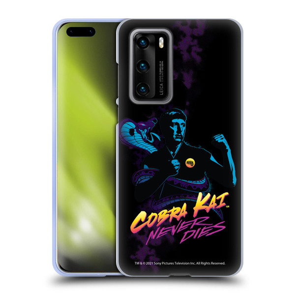 Cobra Kai Key Art Johnny Lawrence Never Dies Soft Gel Case for Huawei P40 5G
