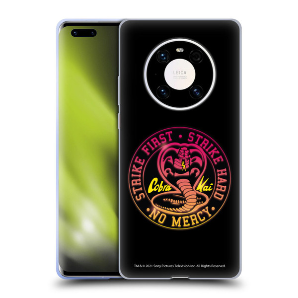 Cobra Kai Key Art Strike Hard Logo Soft Gel Case for Huawei Mate 40 Pro 5G