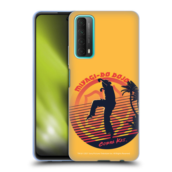 Cobra Kai Key Art Miyagi Do Logo Soft Gel Case for Huawei P Smart (2021)