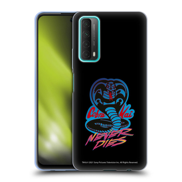 Cobra Kai Key Art Never Dies Logo Soft Gel Case for Huawei P Smart (2021)