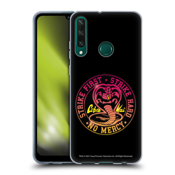 Cobra Kai Key Art Strike Hard Logo Soft Gel Case for Huawei Y6p